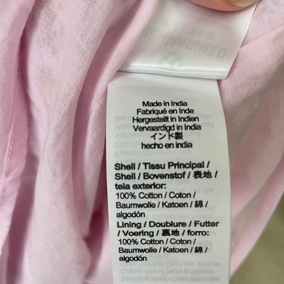 J.Crew cotton poplin mini dress peony paisley print Pink - Picture 7 of 9